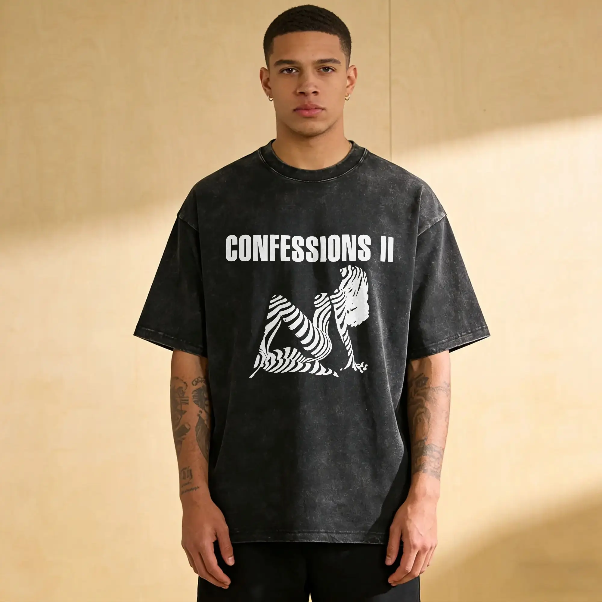 Madonnas Album Confessions II Graphic 2026 T Shirt Men's  Pure Cotton Funny T-Shirt Crew Neck  Shirt Short Sleeve Clothes Party