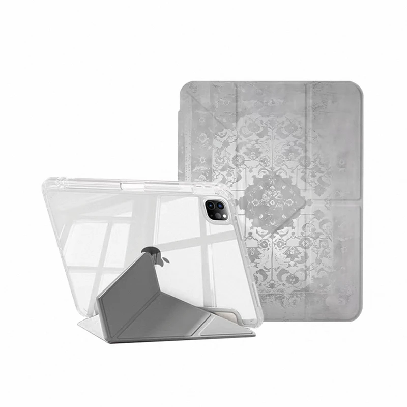 Korean French White Lace Ins Y2K Tablet Case For iPad Pro 11 13 M2 M4 M3 10.2 5/6th 7/8/9/10/11th Mini 6 7 Air 1 2 3 4 5 6 Cover