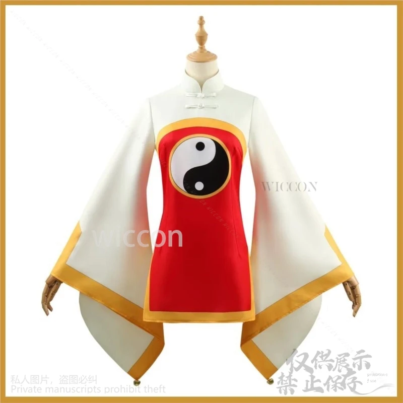 Anime Cardcaptor Sakura Li Meiling Cosplay Costume pour femme, robe chinoise, ensemble Lolita, perruque, chaussures, mignon, sexy, trempé, Halloween, personnalisé