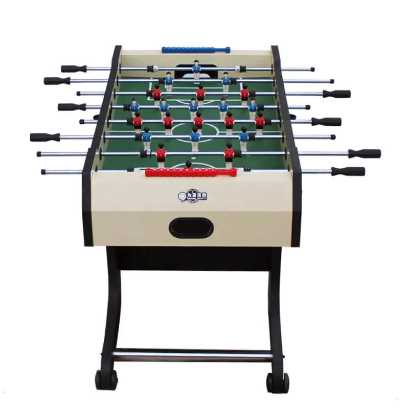 フランス式フットボールプロフェッショナル55インチエンジニアードウッド伸縮式ロッドベビーフットゲームテーブル屋内フーズボールベビーフットボールテーブル