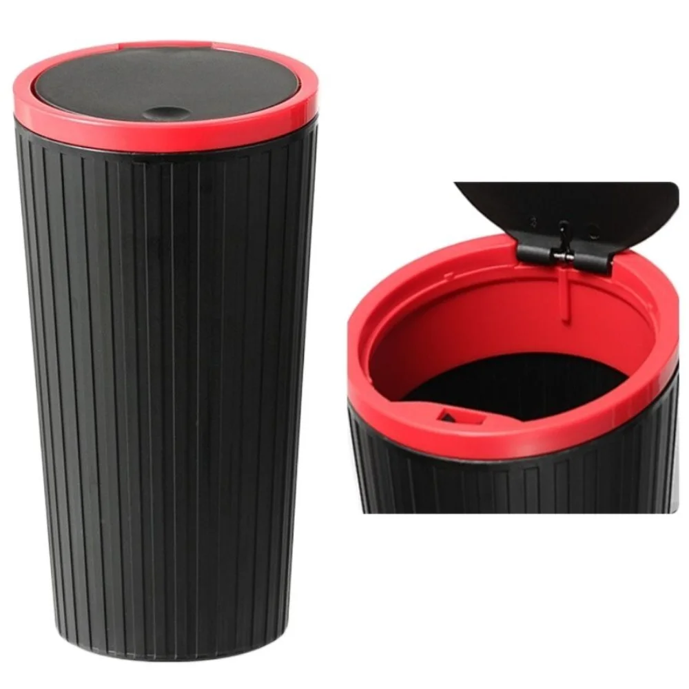 

High Quality Portable Cup Holder Trash Can for Car Leak-Proof Waterproof Car Trash Bin Cup Holder Trash Can Car Organization