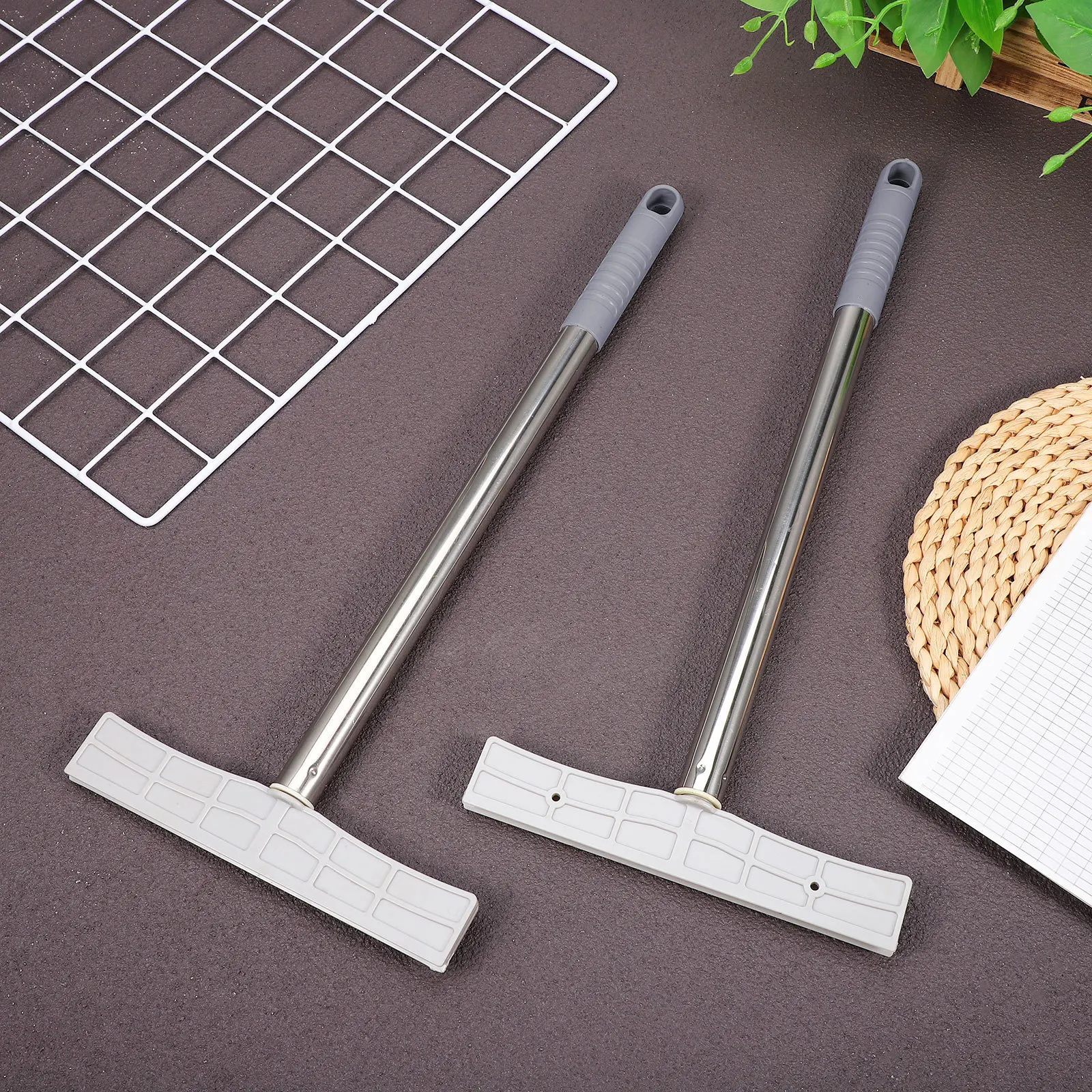 2Pcs Welcome Sign Holder Robust Stainless Steel Display Hand Rod for Election Protest Sports Meeting Tour Guide Event Use