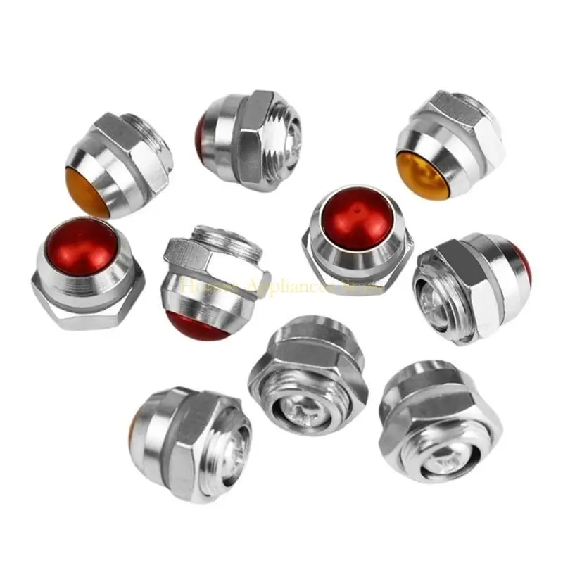 D0AB 2 Pcs Pressure Cooker Small Red Safety Limiting Relief Air Stopper Pressure Cooker Accessories Easy to Use