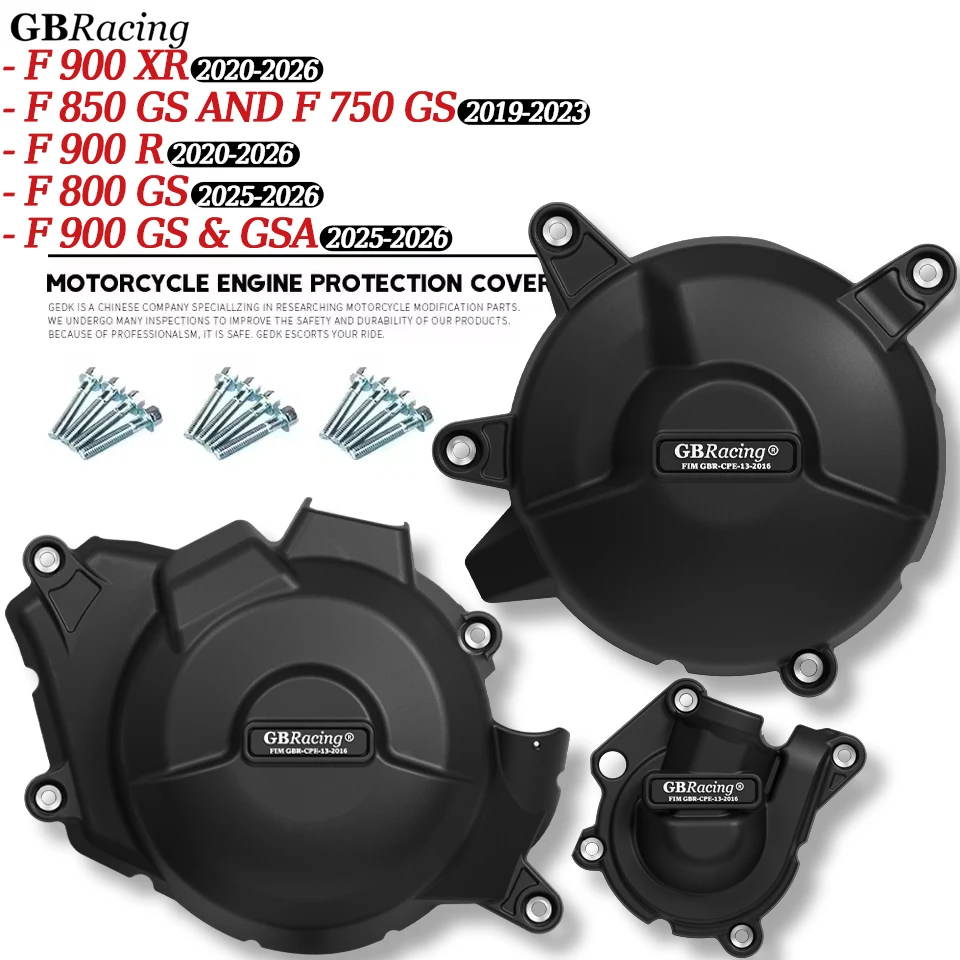 V2 New Engine Cover F900 XR 2020-2026 F850 GS and F750 GS 2019-2023 F900 R 2020-2026 F800 GS 2025-2026 F900 GS & GSA 2025-2026