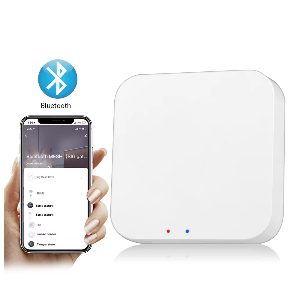 

Tuya Smart Gateway Hub Bluetooth-compatible Wireless Gateway Smart Home Bridge BT to WiFi Smart Life APP