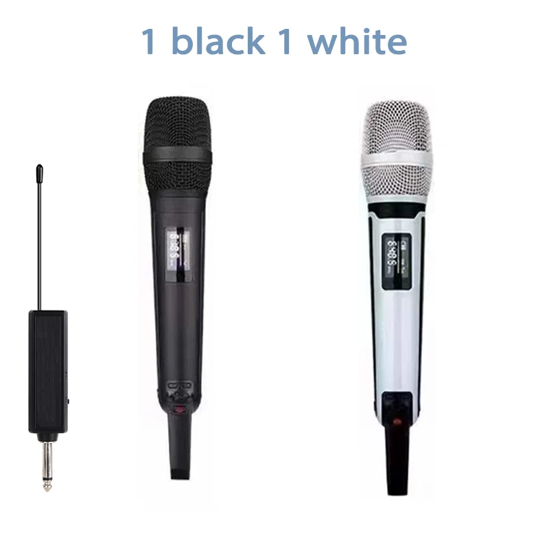 BOMGE 2 metal handheld UHF SKM9000 wireless microphones are used to record karaoke school party church stage EW135G4.