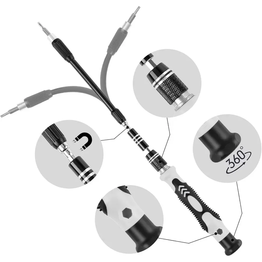 مجموعة مفكات براغي مغناطيسية 117 في 1 لإصلاح سلسلة iPhone Mac iPad والكمبيوتر اللوحي Xbox Series PS3 PS4 Nintendo Swi #2