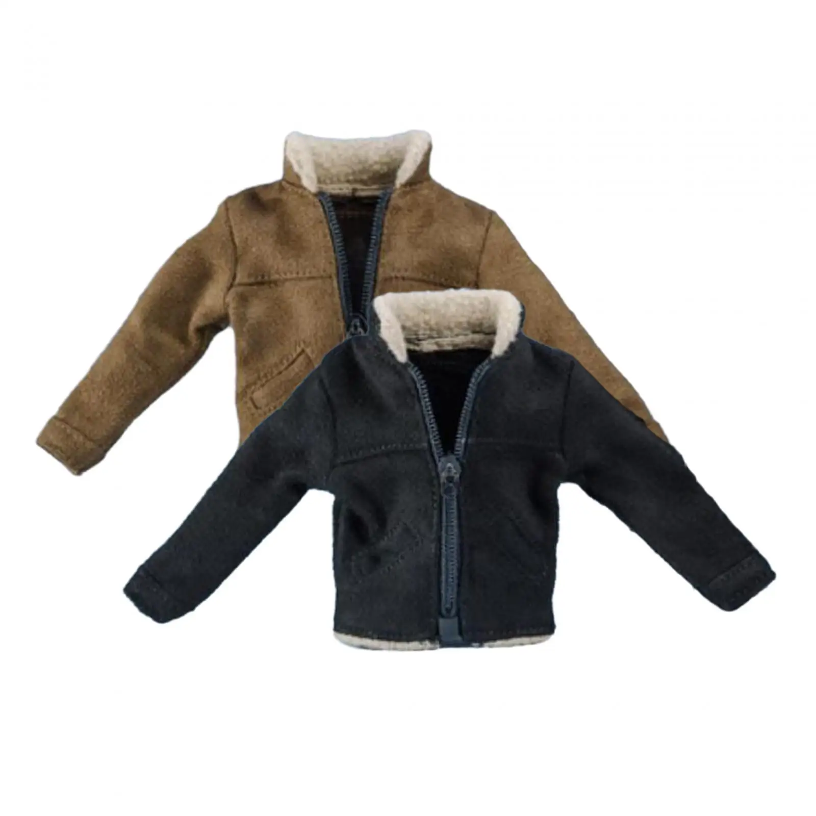 

1:12 Soldier Jacket Figure Clothes Miniature Clothing Accessories for 6" Male Figures