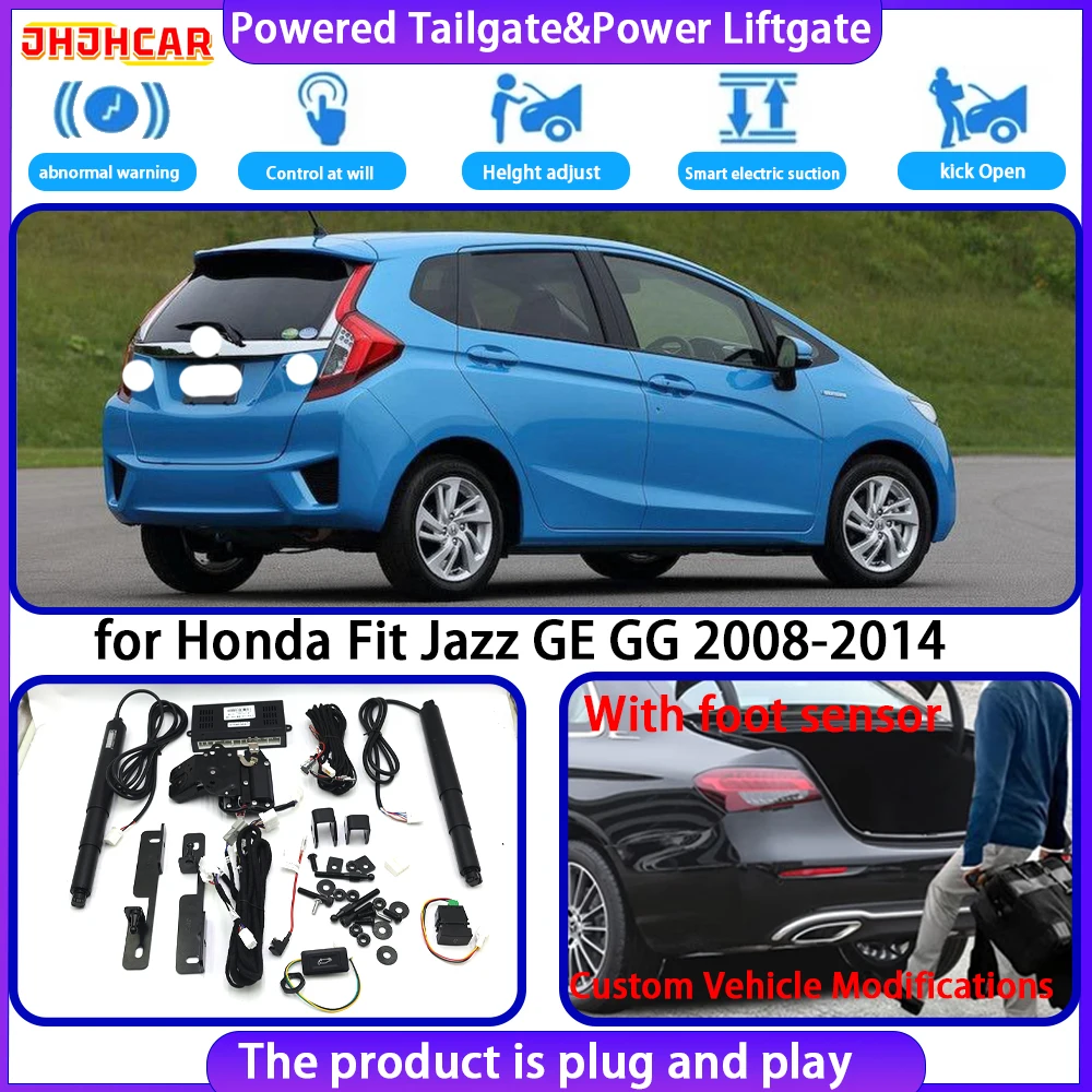 JHJHCAR for Honda Fit Jazz GE GG 2008-2014 OEM Smart Automatic Electric Powered Tailgate Power Liftgate Tailgate System