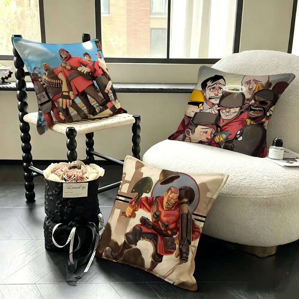 Scout Medic TF2 Various Sizes Square Pillow Case For Car Home Bedchamber Decor
