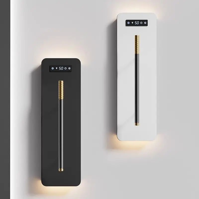 Intelligent electric towel rack, bath towel drying rack, heated bathroom, household kitchen storage punching