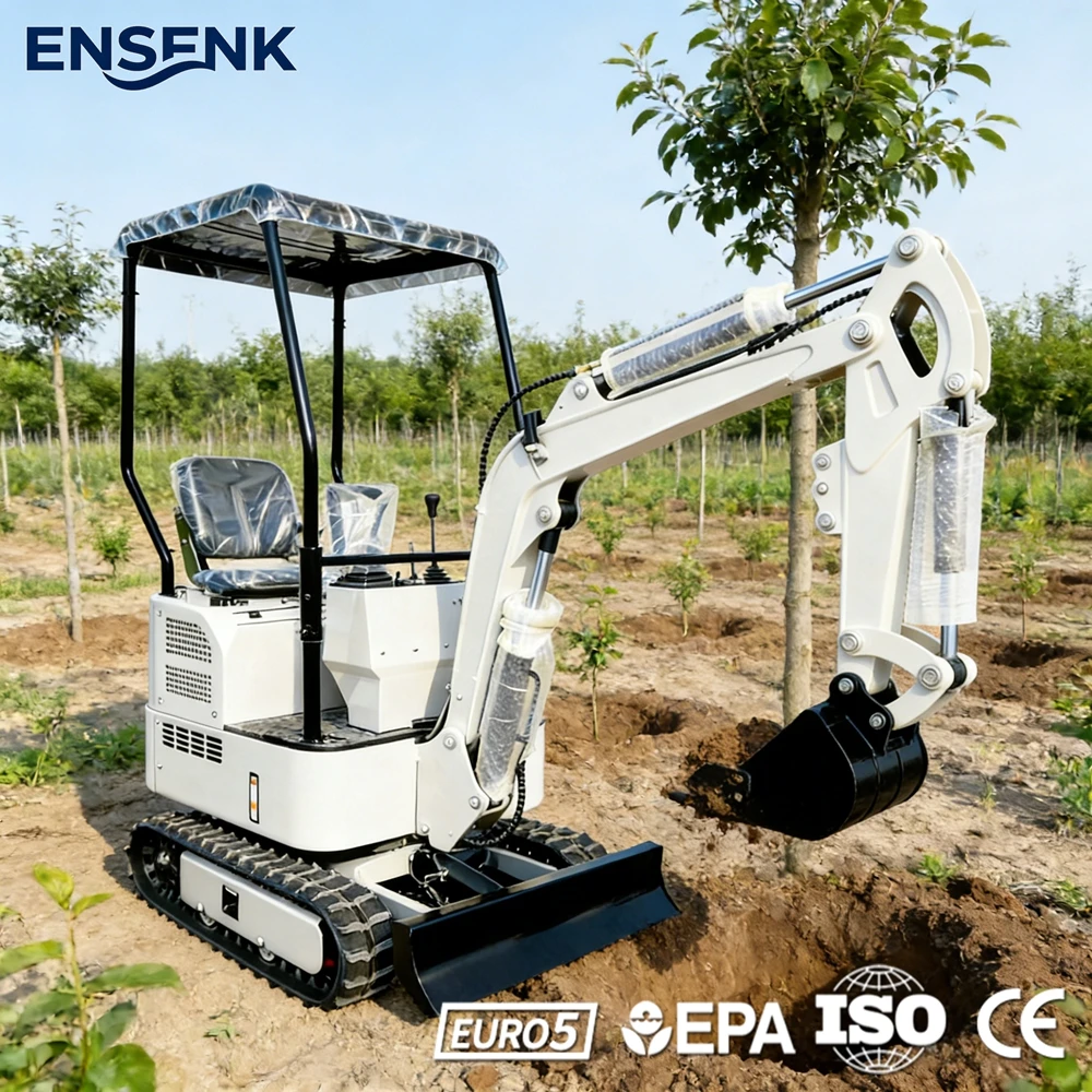 

Мини-экскаватор Kubota 1.8 тонны с грейфером и захватом для кирпичей, для строительных и сельскохозяйственных работ, для использования с трактором.