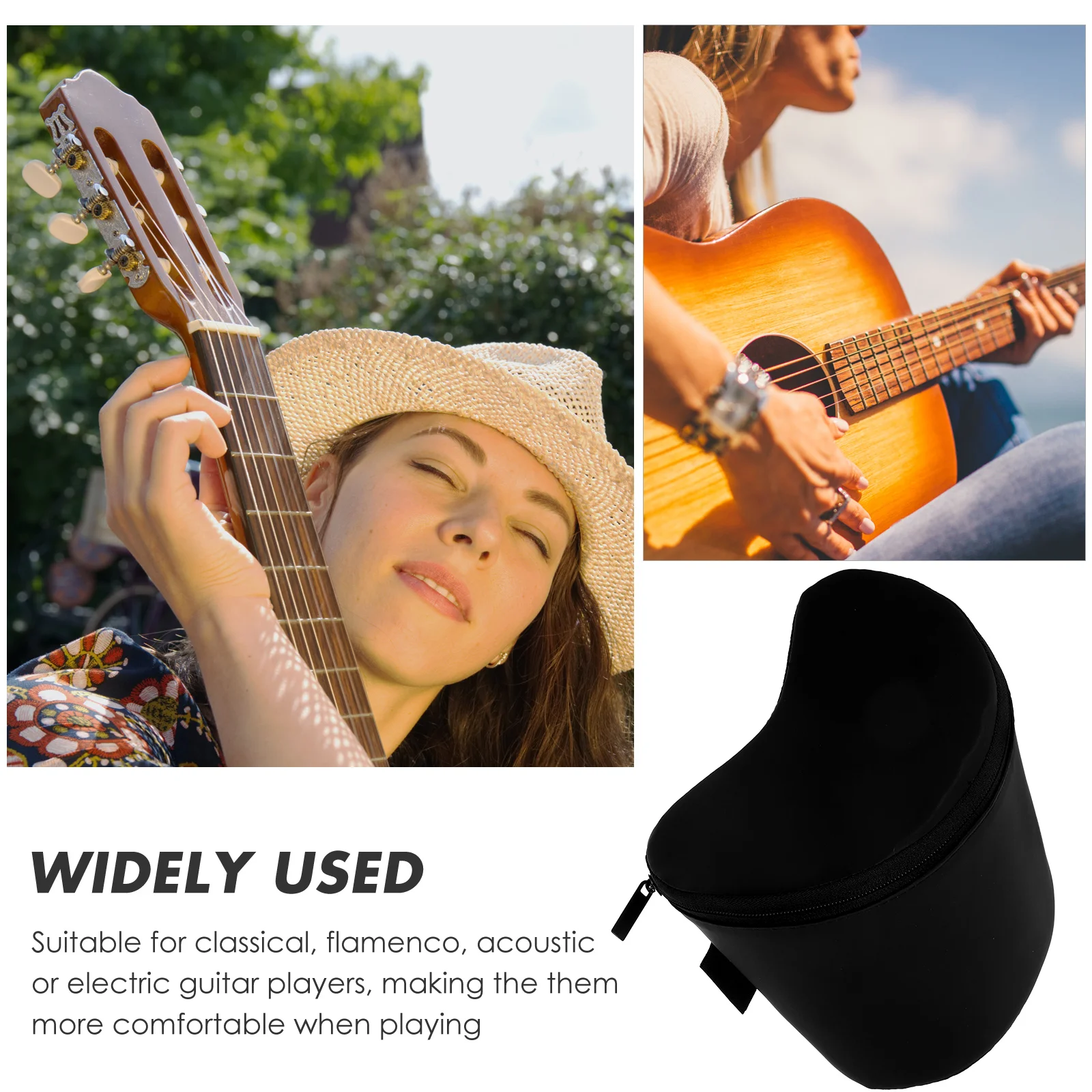 

Guitar Tote Support Bass Pillow Classical Rest Arm Leg for Mat Footrest Bracket