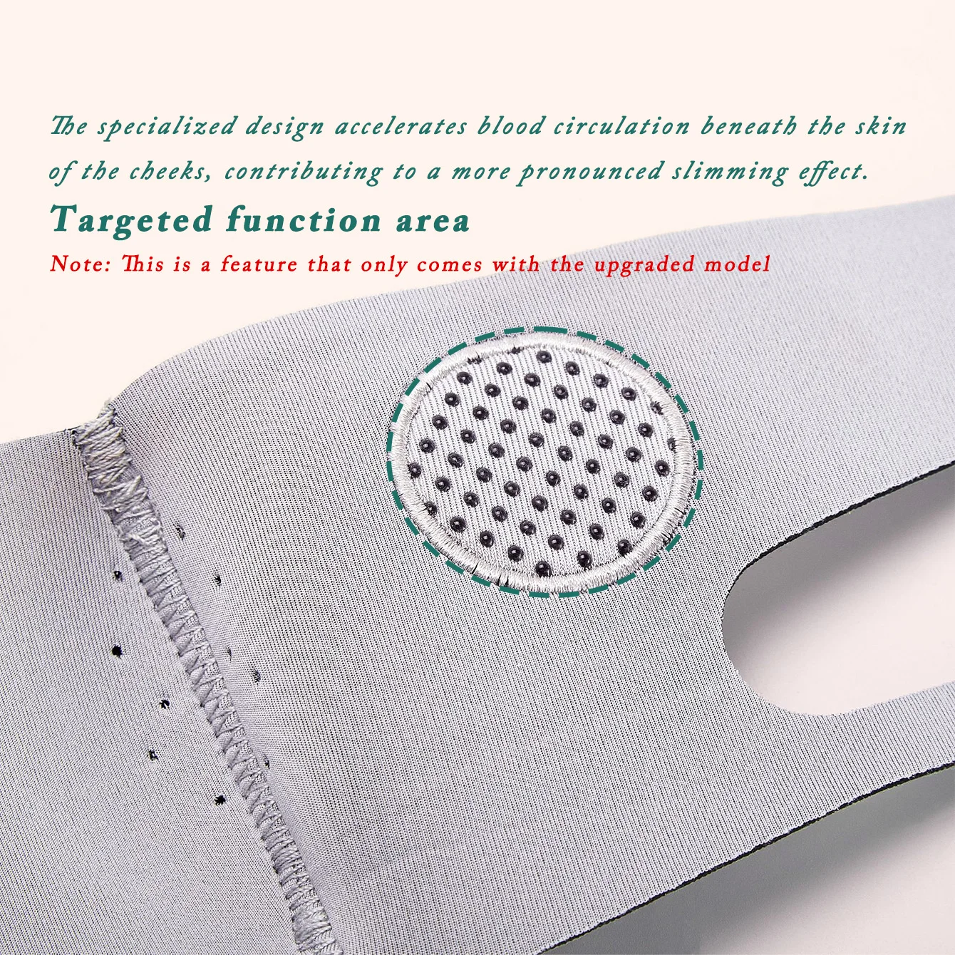 ضمادة تنحيف الوجه، قطعة واحدة باللون الأخضر للذقن المزدوجة والفك على شكل حرف V لشد الوجه وحزام الوجه للاستخدام اليومي #3