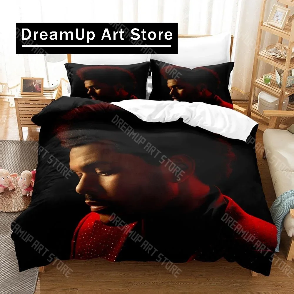 

3D Print Fashion The Weeknd Bedding Set Boys Girls Twin Queen Full Size Duvet Cover Pillowcase Bed Adult Bedroom