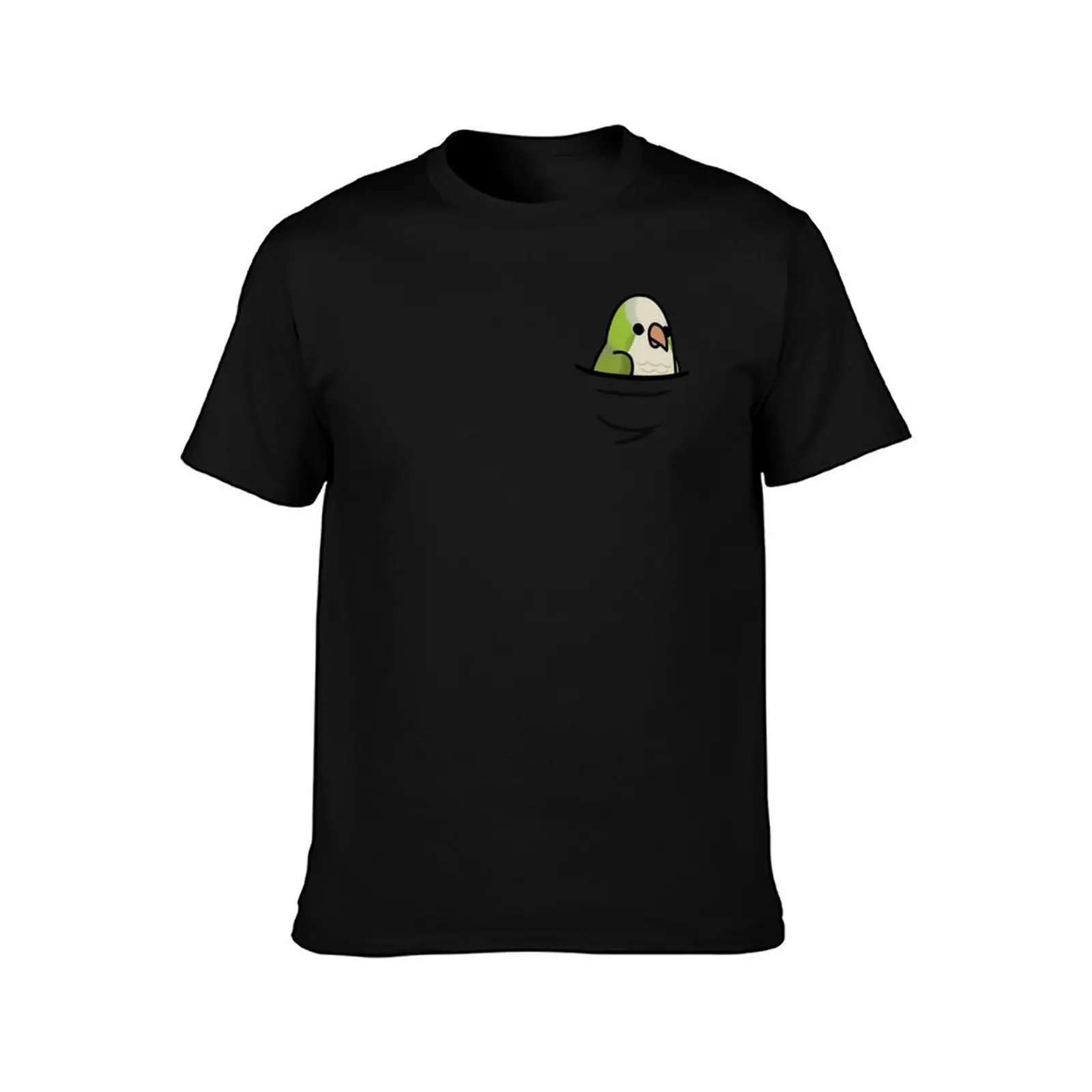 Too Many Birds! - Quaker Parrot/Monk Parakeet T-Shirt anime t shirts anime figures oversized heavy weight t shirts for men