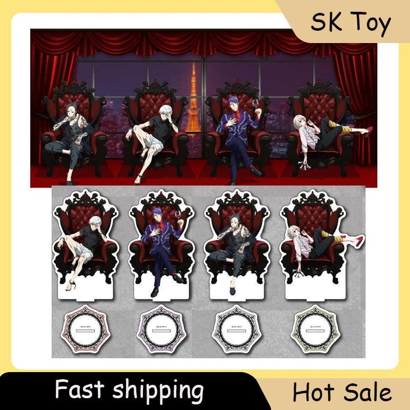 

Tokyo Ghoul Japanese Anime Peripherals Kaneki Ken Throne Acrylic Stand Ornaments Two-dimensional Collections Gifts