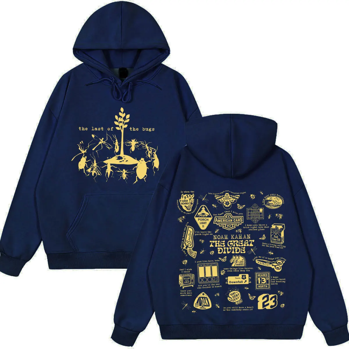 Noah Kahan The Great Divide Tour 2026 Graphic Hoodie Men Women Fashion Vintage Pullover Long Sleeves Casual Hip-hop Sweatshirt