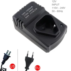 1set 12V Universal Electric Drill Charger DC US/EU Li-Ion Rechargeable Charger Support 110-240V For Drill Electrical Wrench Tool