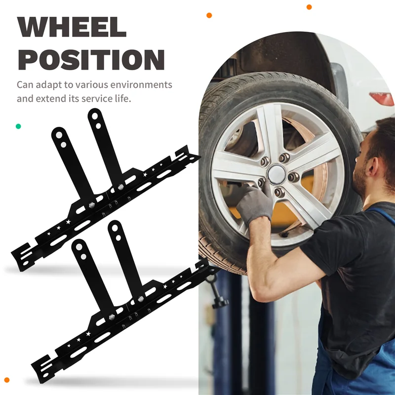 

A04E-Adjustable Automotive Wheel Leveling Aligner Car Wheel Alignment Tool Plates Heavy Duty Toe Plates Wheel Balancing Tool