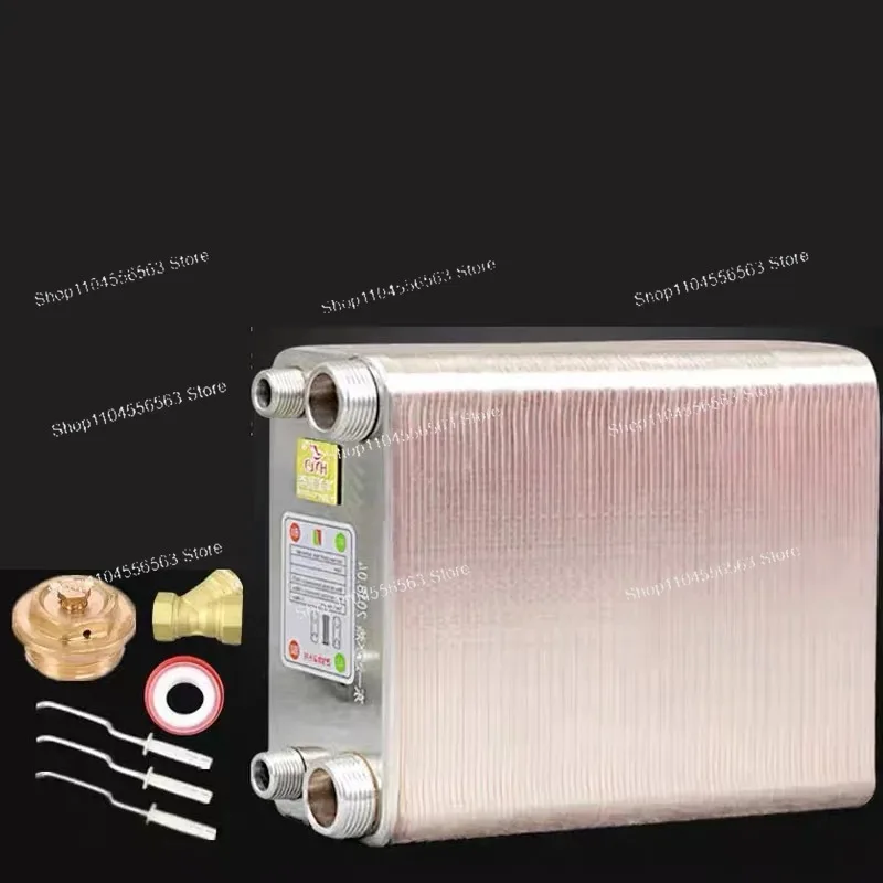 120 Plates Stainless Steel Heat Exchanger Brazed Plate Type Water Heater Chiller Cooler Counter Flow Chiller 120 Plates .