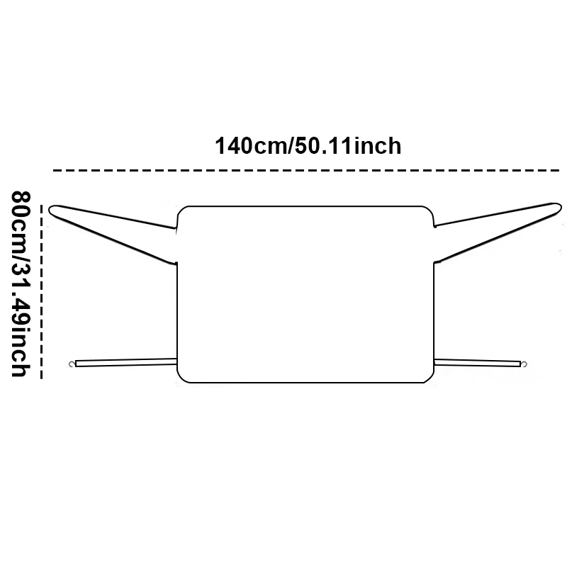 Universeller Auto-Heckscheiben-Sonnenschutz Abdeckung für Auto-Heckfenster UV-Schutz Wärmeisolierung Schutzvorrichtung für Auto SUV – Detail 1
