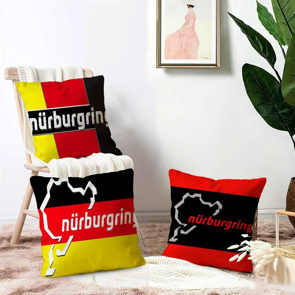Ft Nurburgring Cushion Cover Inches Farmhouse Decor Home Throw Pillow Covers for Couch Decorations