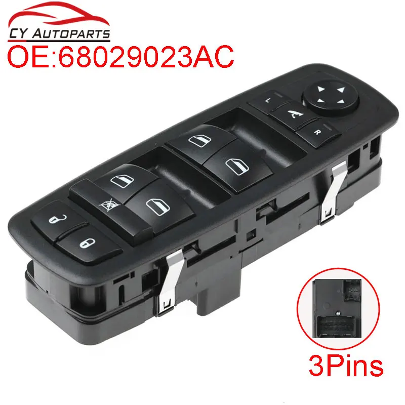 New Electric Power Window Switch Auto For Dodge Grand Caravan Chrysler Town & Country 2008 2009 68029023AC 68029023AA