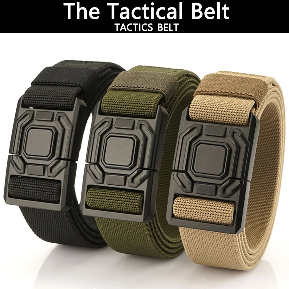 TUSHI New Men Belt Outdoor Hunting Tactical Belt Multi-Function Buckle Nylon Belt High Quality Marine Corps Canvas Military Belt