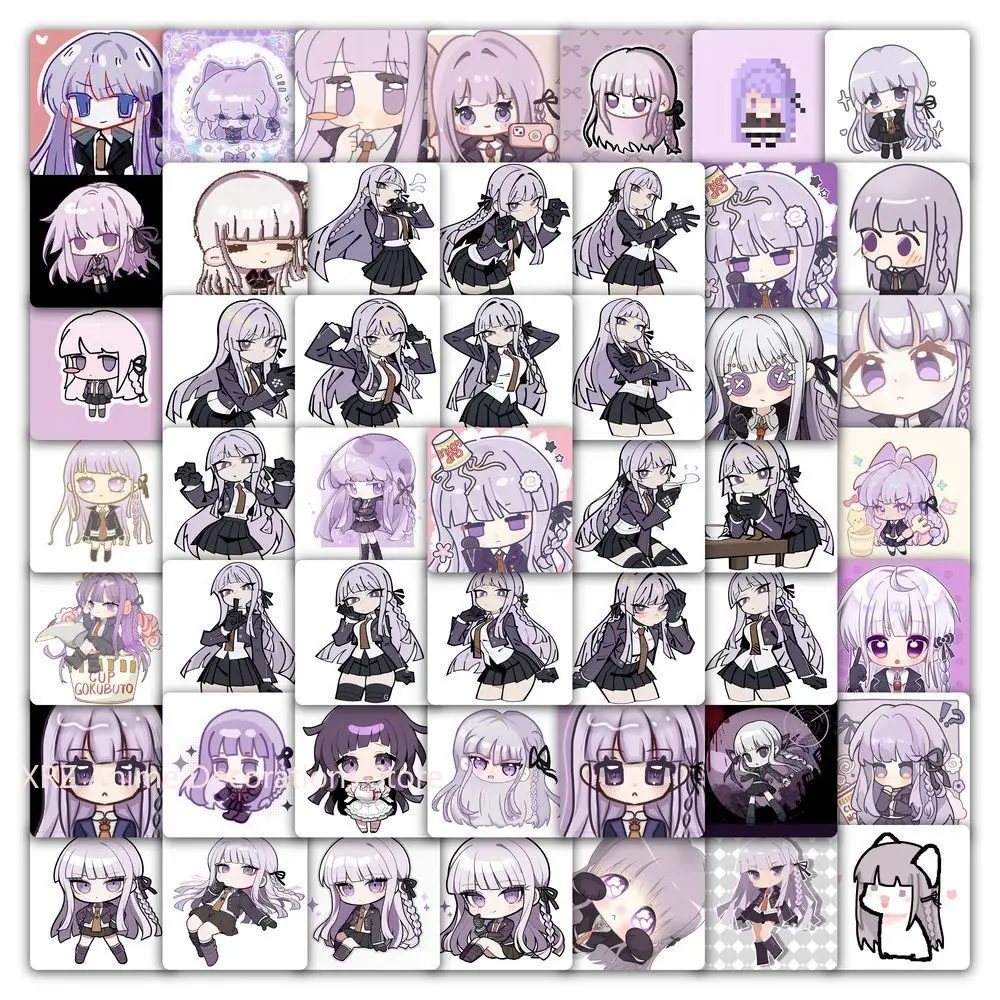 

59PCS Anime Danganronpa Kirigiri Kyoko Stickers Aesthetic Waterproof Decals Phone Laptop Case Cute Sticker Pack Christmas Gifts