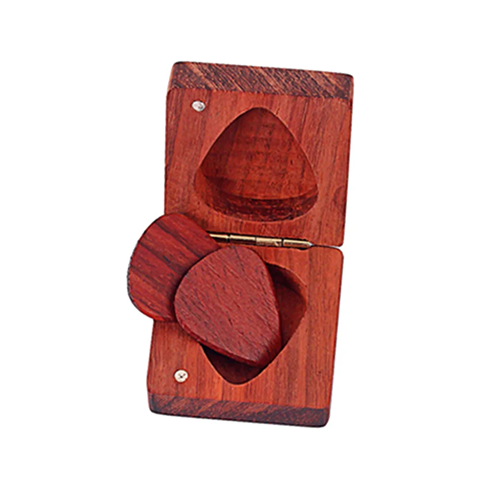 

2Pcs Plectrum Storage Box Fashionable Lightweight Guitar with Scratch Resistant Interior Secure Fit for Standard Picks
