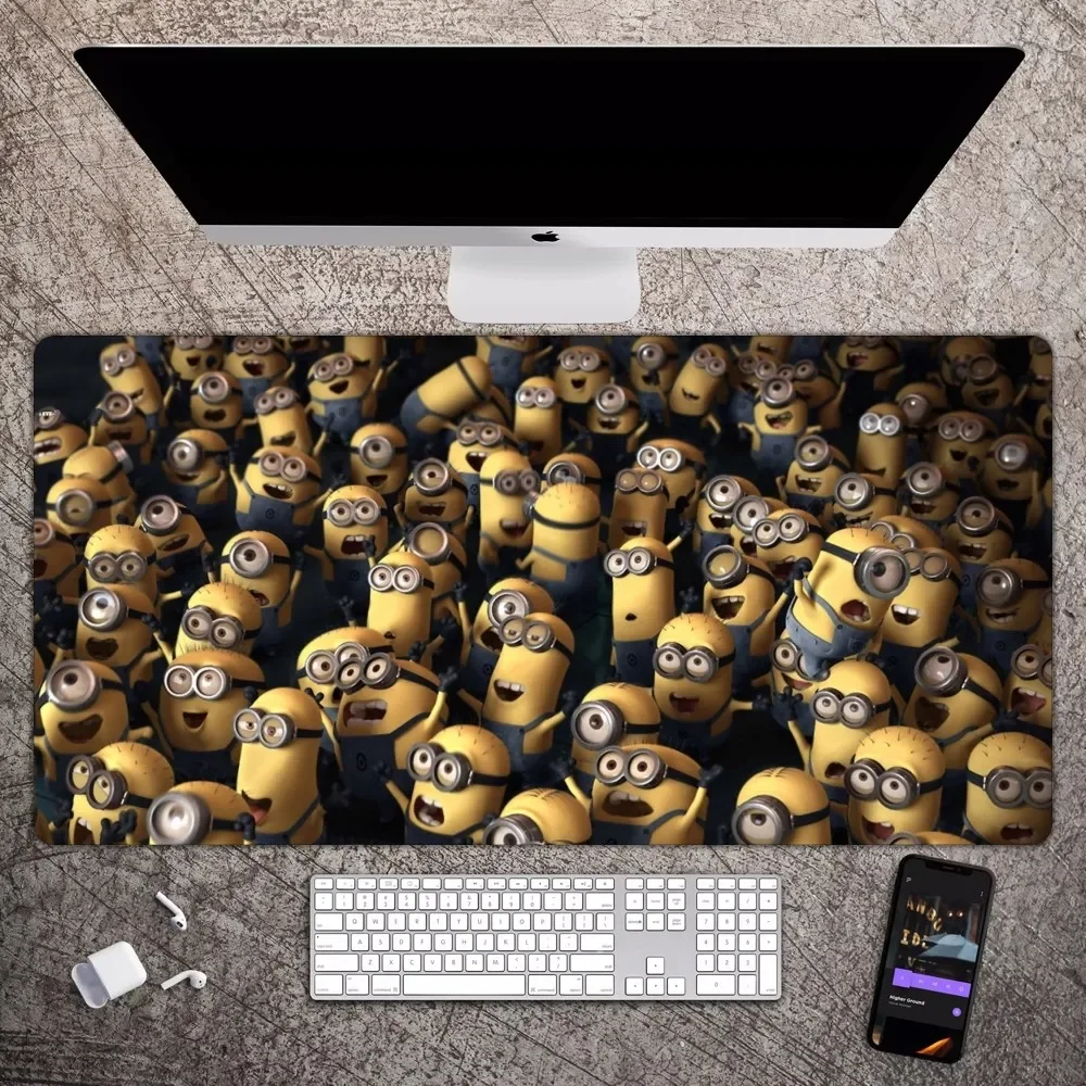 

Коврик для мыши M-Minions, большой игровой коврик для компьютерных игр, клавиатуры, мыши