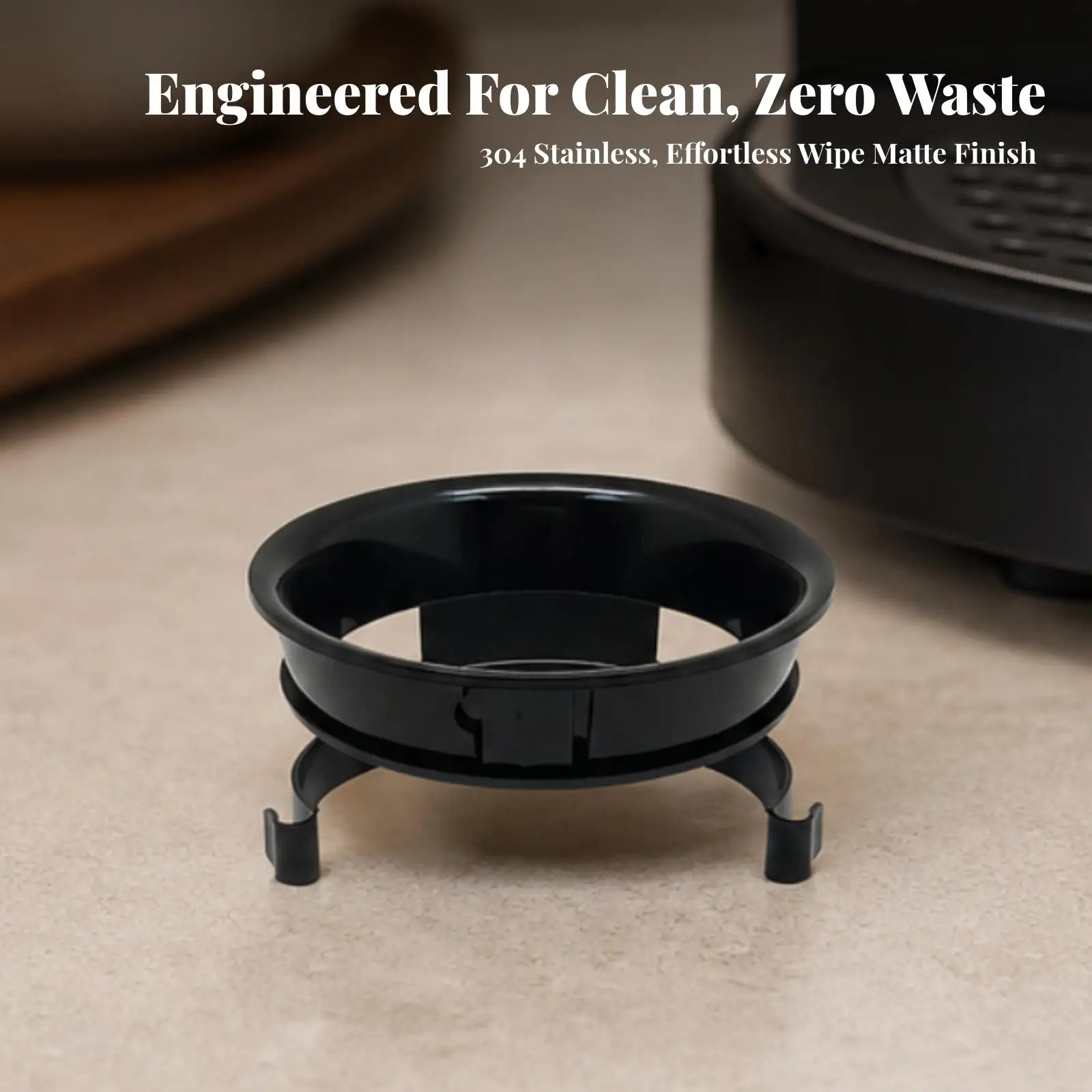 Mess-Containment Espresso Dispensing | 304 Stainless Steel Construction, 58mm Portafilter Funnel