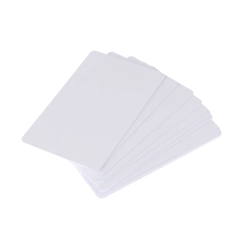 10Pcs Rewritable 125KHz RFID T5577/5200/EM4305 Blank Card PVC Tags Smart Access Control Key Card Read Write Program Clone Cards