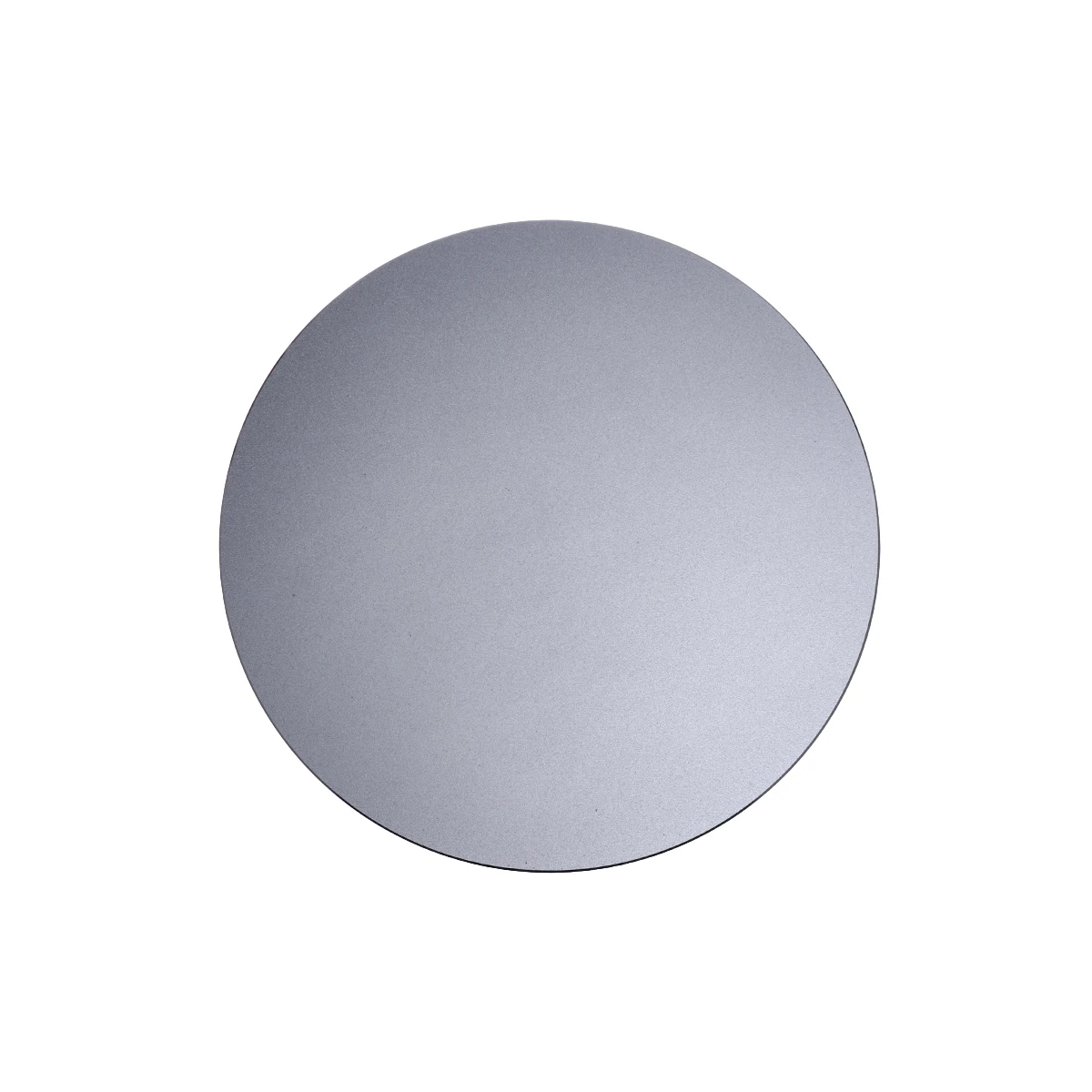 

200X200Mm Round Mouse Pad Aluminum Metal Surface Anti-Slip For Desktop Pc Laptop Gaming Mouse Mat Desk Accessory Grey
