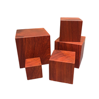 African rosewood block wood （Padauk）Handcarved wood cultural and artistic pieces