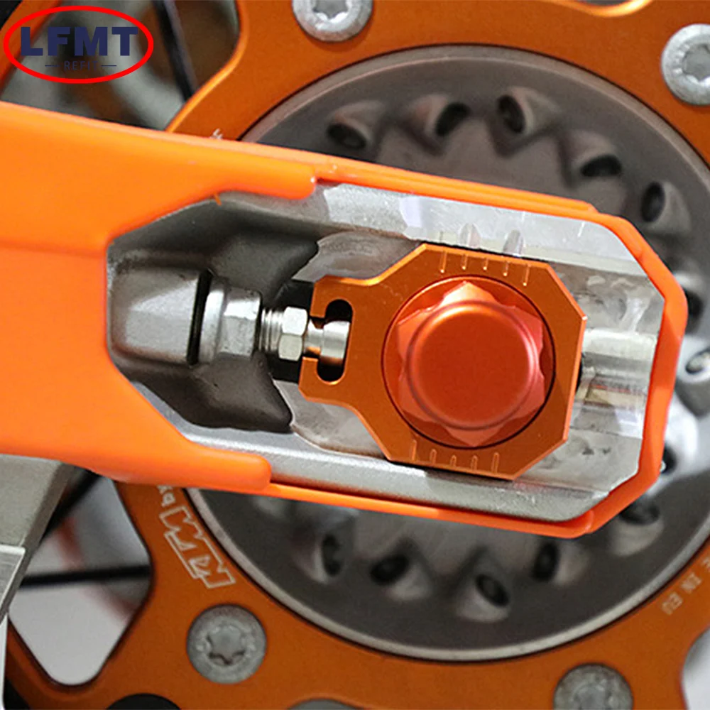 Motorräder CNC Vorne Hinten Rad Lock Achse Mutter Für KTM XC SX XCF SXF EXC EXCF XCW TPI 125 250 300 350 450 500 530 2016-2023 MOTO – Detail 2