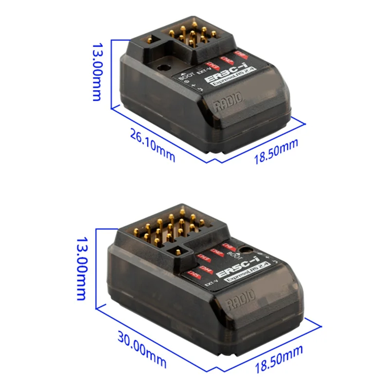 ABJL-สําหรับ Radiomaster Er5ci 5CH RX ตัวรับสัญญาณ 2.4 Ghz ELRS ตัวรับสัญญาณ PWM เสาอากาศในตัวสําหรับ RC FPV รถเรือรถบรรทุก