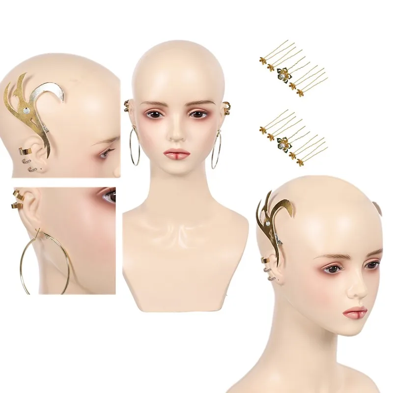 Hunters Mira Zoey-pendientes para Cosplay, diadema, disfraz de demonios 2025, horquillas para mujeres adultas, accesorios para disfraz de Halloween