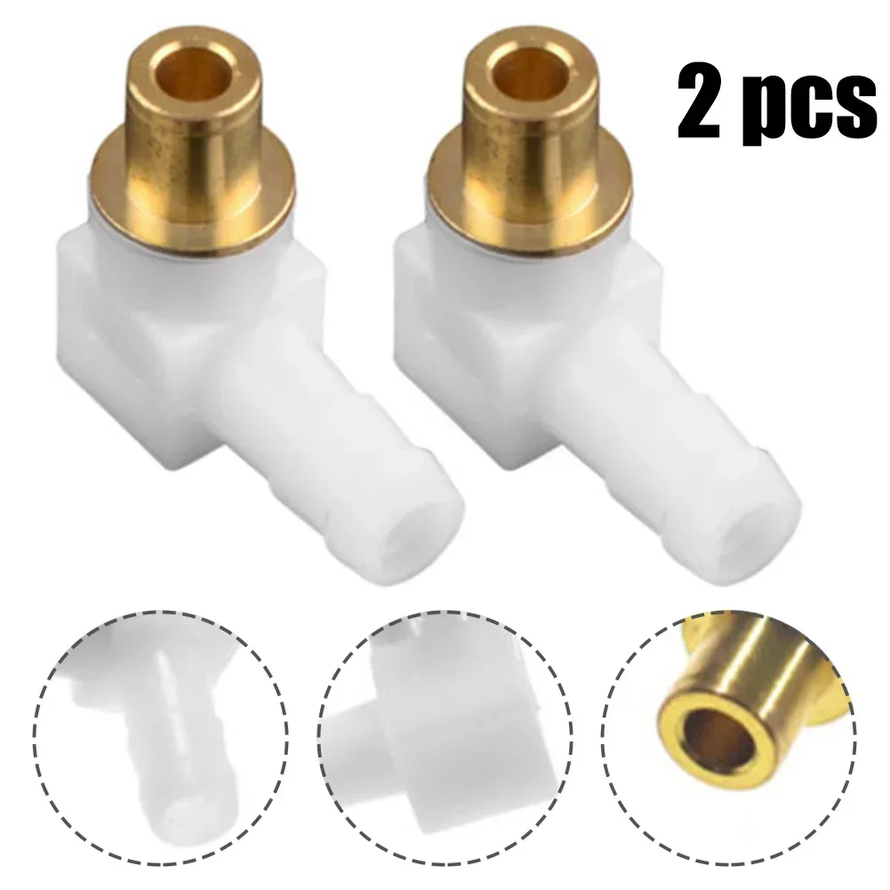 Adattatore della linea dell'olio connettore del tubo del carburante parti di ricambio del carburatore 1/4 "linea 2 pezzi 5/16" durevole di alta qualità nuovo