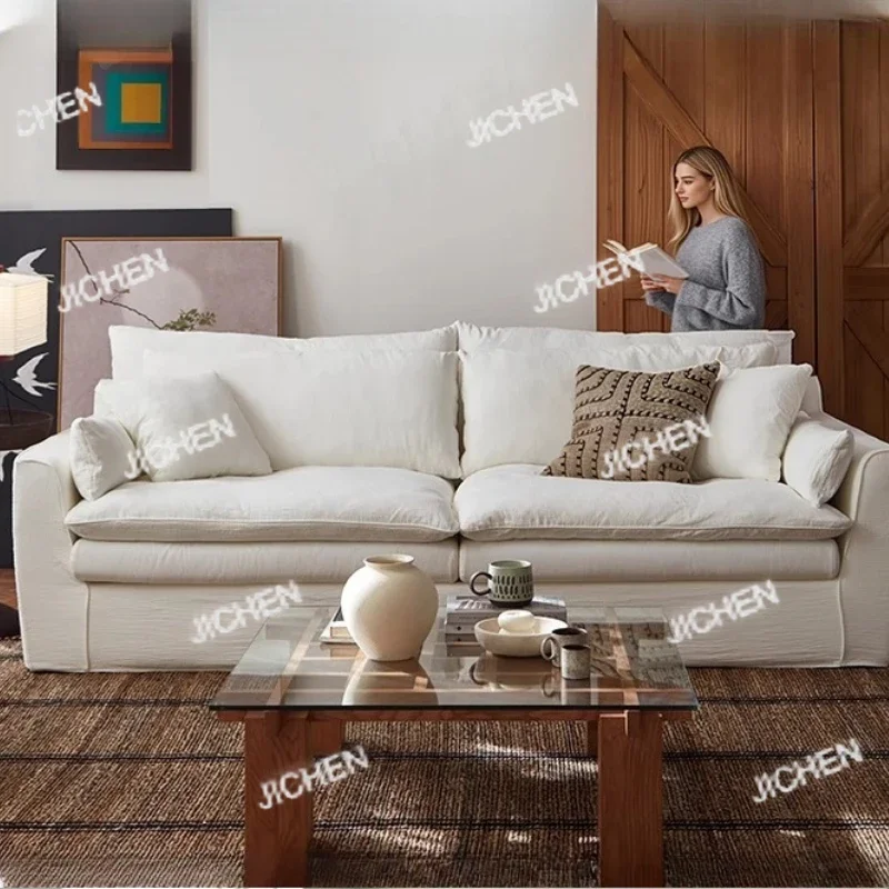 

HS Living Room Sofas Minimalist Modern Children Nail Cheap Sofas Nordic Armchair Couch Wood Divano Home Furniture