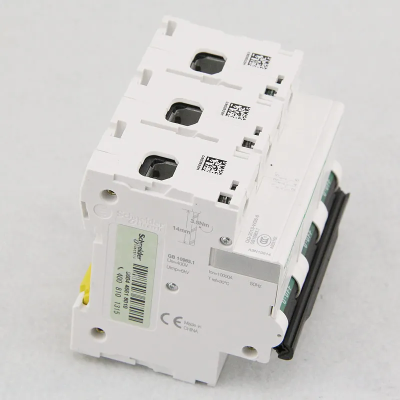 Schneider electric High power Circuit Breaker C120H 3p B type 100A 125A 10kA A9N19558 A9N19559