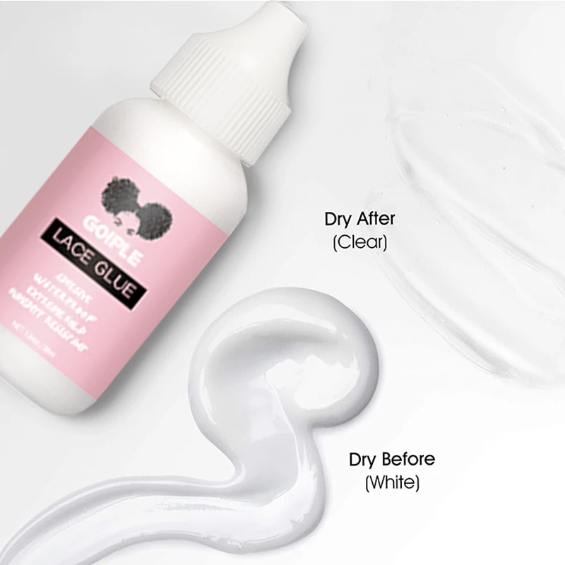 Невидимый клей для парика, средство для удаления клея с кружева, маленький размер, восковая палочка для волос для парика, контроль кромок волос, дорожный гель, набор размеров