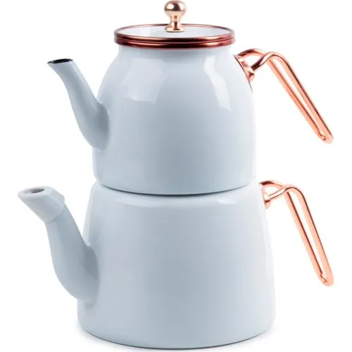 Z & ubb; cev Enamel Copper l & ubb; x b & ubb; y & K & ccedil; Equalizer of kit, Enamel teapot