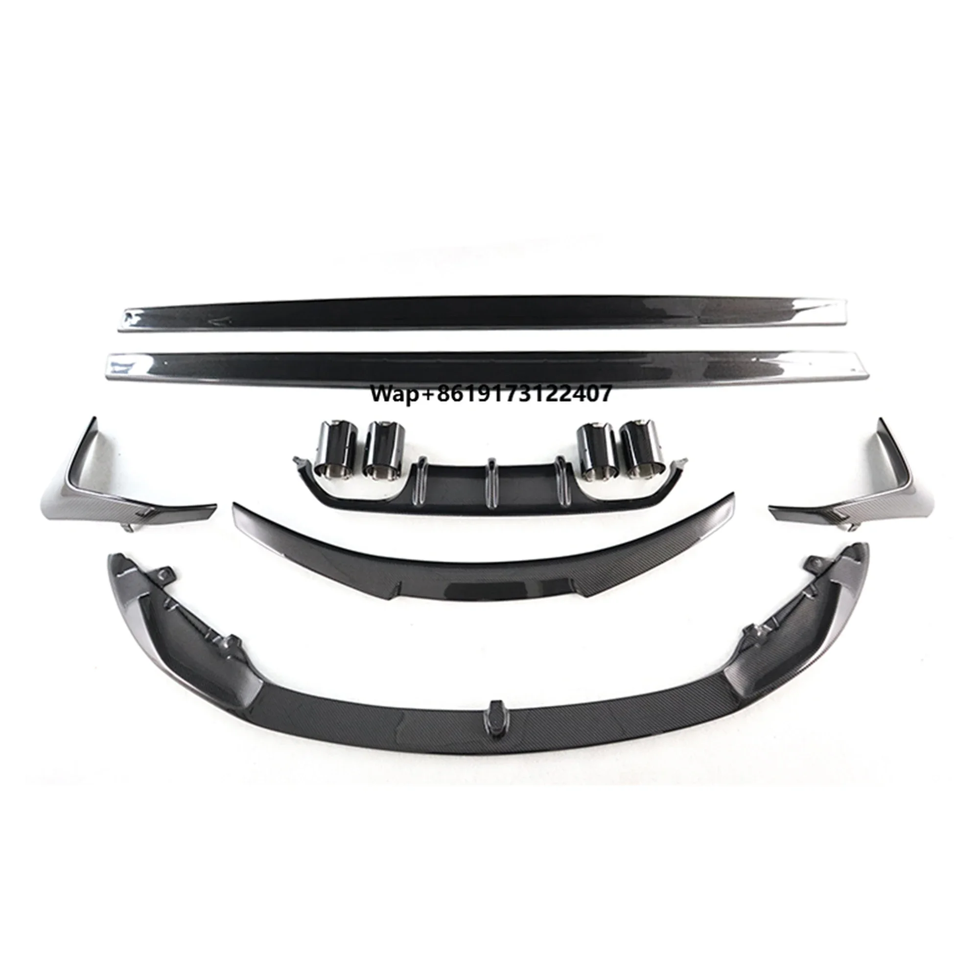 MP Type Carbon Body Kit for M4 F82 Front Lip Spoiler Side Skirt