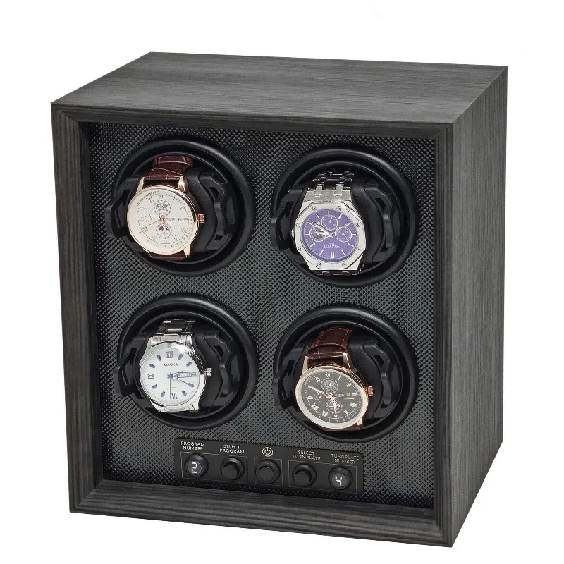 

Wooden Watch Winders Automatic Rotating Watch Winder Mechanical Watches Winding Machine Luxury Man Wrist Watches Winding Device