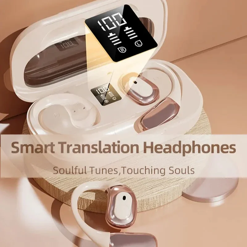 Translator Earbuds Intelligent Device Online 142 Languages Real Time AI Smart Voice  Chatgpt Translation for Travel Korea Newest