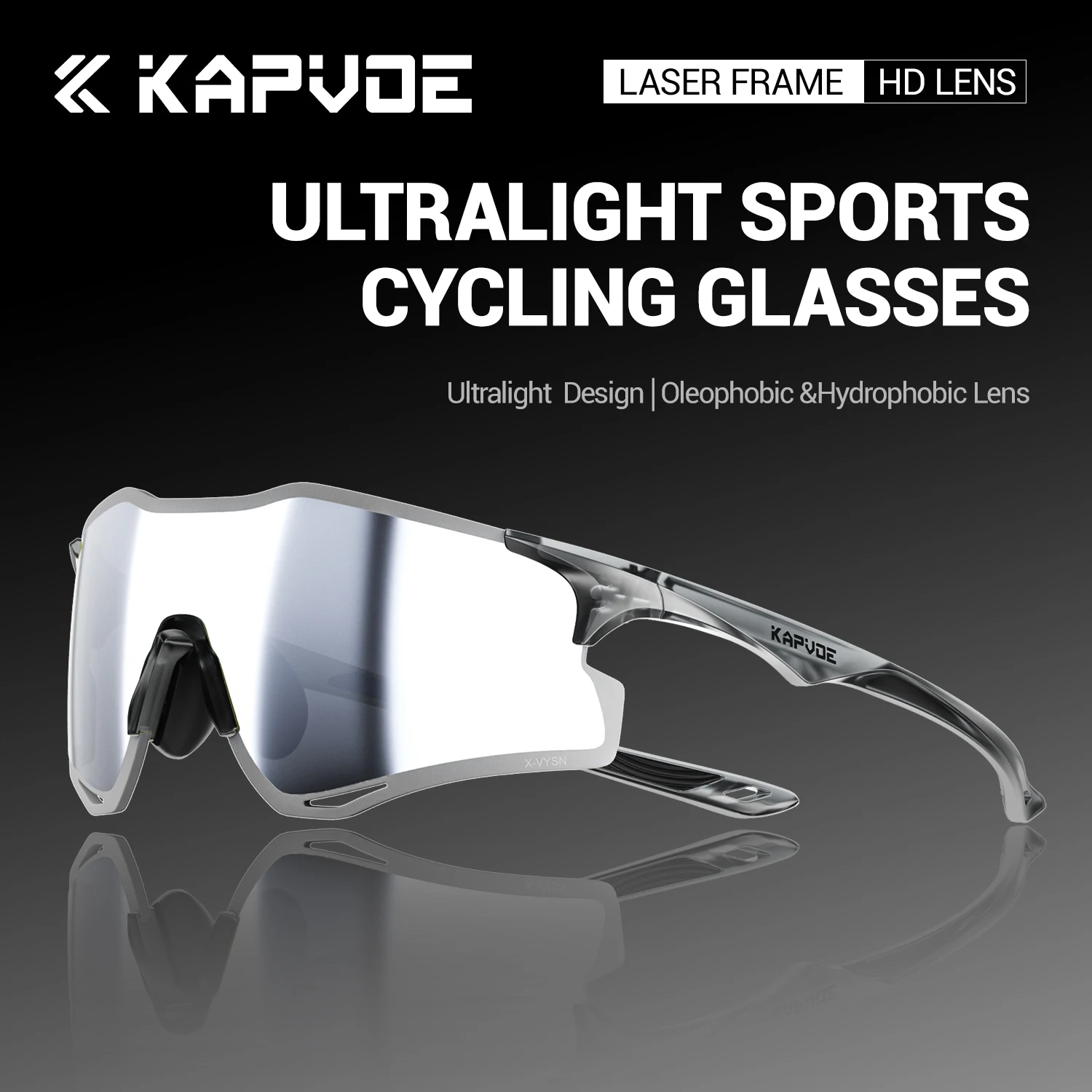 

Kapvoe Photochromic Running Sunglasses Men Women Marathon Ultralight Glasses Outdoor Sports Cycling Bicycle UV400 Goggles New