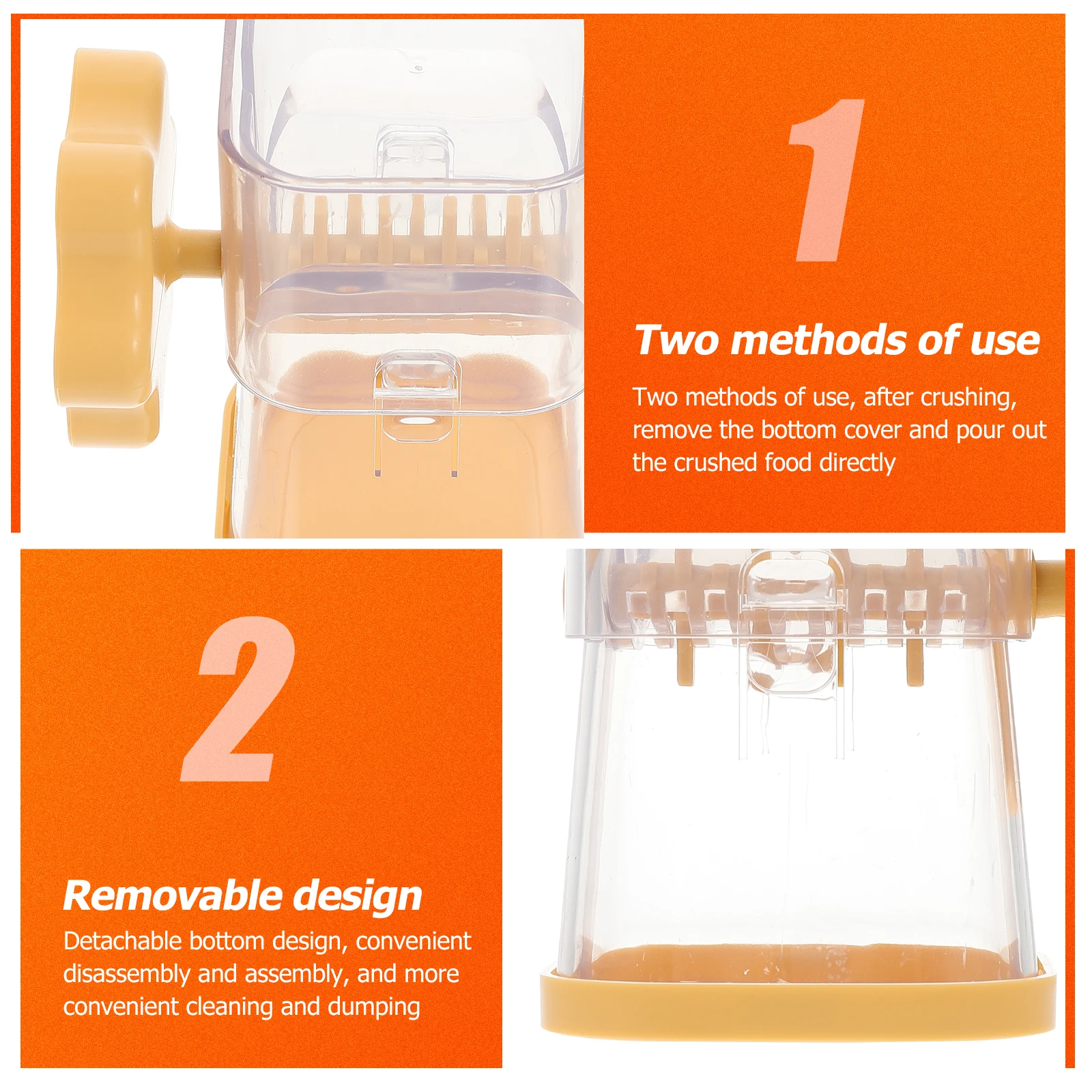 

Chocolate Masher Manual Nuts Shredder For Peanut Garlic Ginger Walnut Crushing Detachable Plastic Food Chopper Kitchen