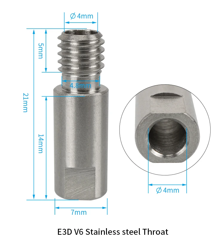 For Artillery Sidewinder X1/X2 Genius Hotend Silicone Sock Heating Tube Thermistor Heat Block Volcano Nozzle Kit Throat Extruder